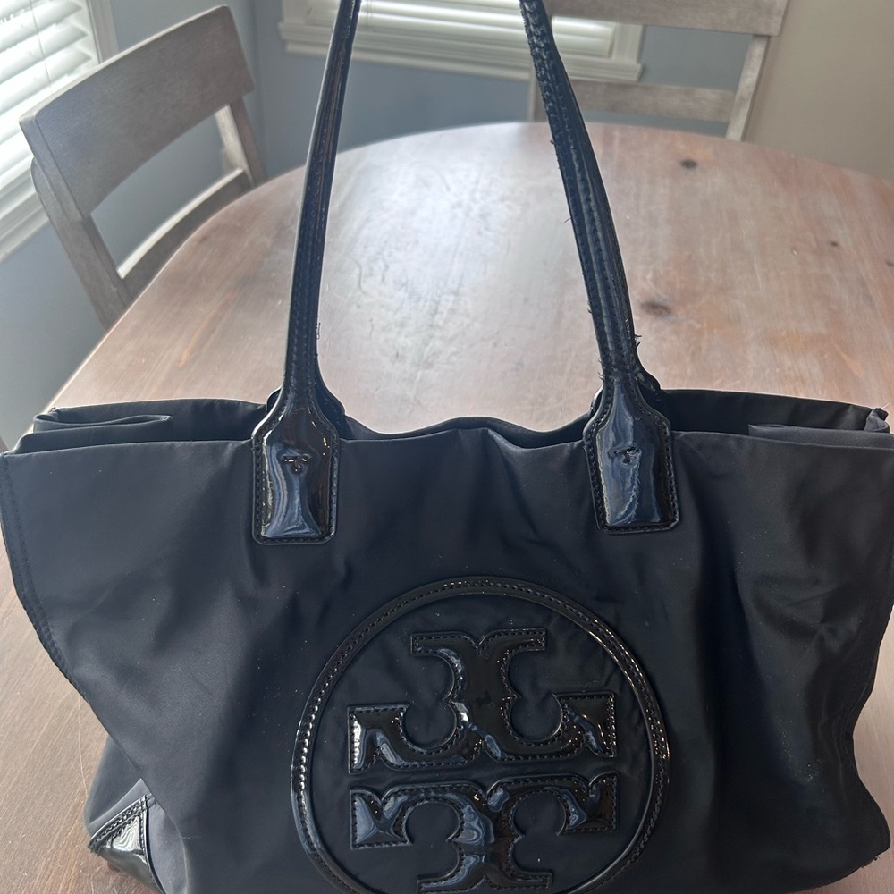 Tory Burtch 'Ella' Black Tote Bag